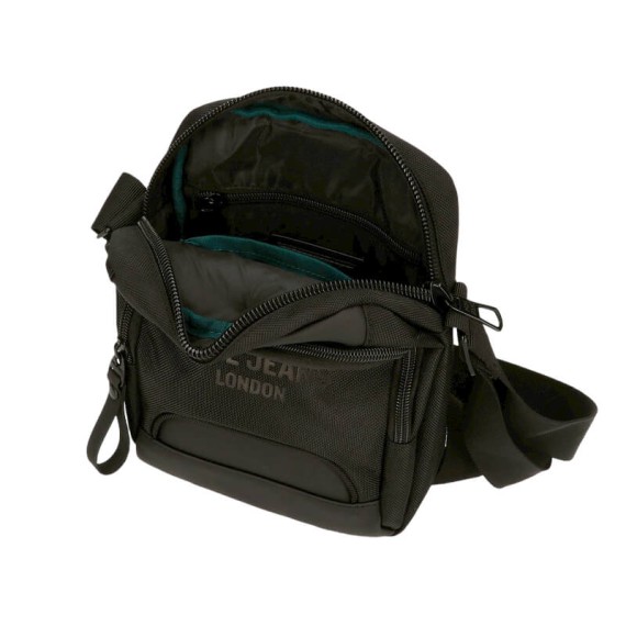 Bolsa de Tiracolo 2C PEPE JEANS Bromley 24 Preta | Ref. 186.7065341