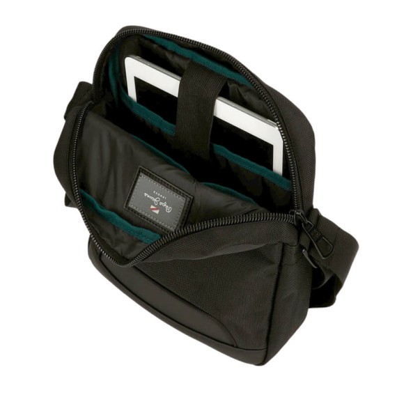 Bolsa de Tiracolo para Tablet PEPE JEANS Bromley 24 Preta | Ref. 186.7065641