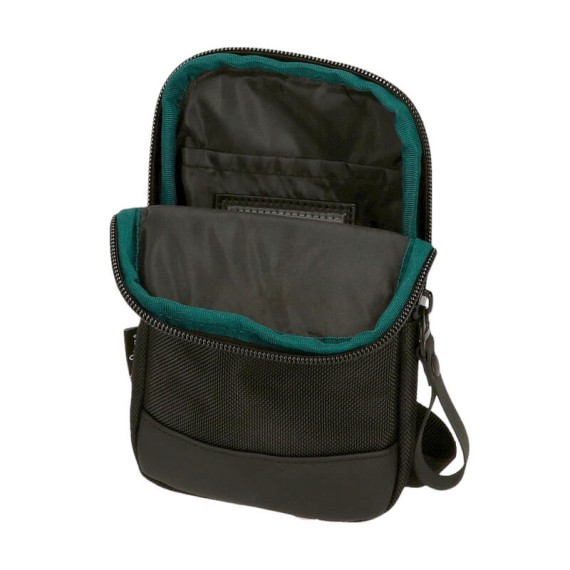 Bolsa Porta Telemóvel PEPE JEANS Bromley 24 Preta | Ref. 186.7065041
