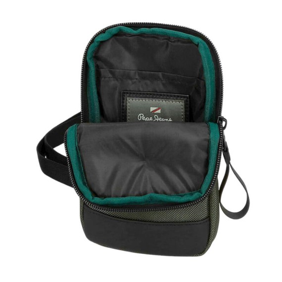 Bolsa Porta Telemóvel PEPE JEANS Bromley 24 Verde | Ref. 186.7065042