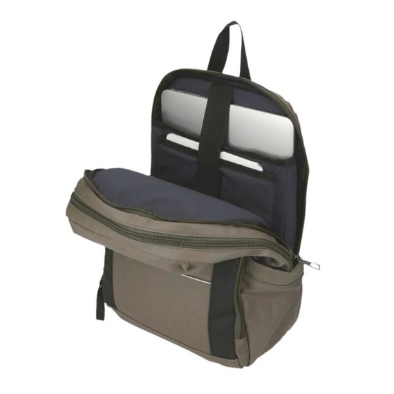 Mochila para Portátil 13.3" 2C Adapt. PEPE JEANS Dortmund Verde | Ref. 186.7022041