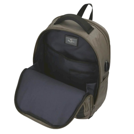 Mochila para Portátil 15.6" 2C Adapt. PEPE JEANS Dortmund Verde | Ref. 186.7022341