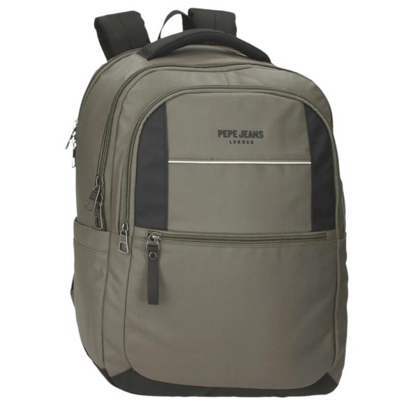 Mochila para Portátil 15.6" 3C Adapt. PEPE JEANS Dortmund Verde | Ref. 186.7022841