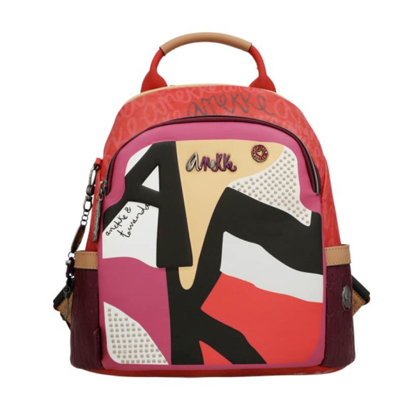 ANEKKE Mochila Anti-Roubo Hollywood Fashion Vermelha | Ref. 280.38795-213