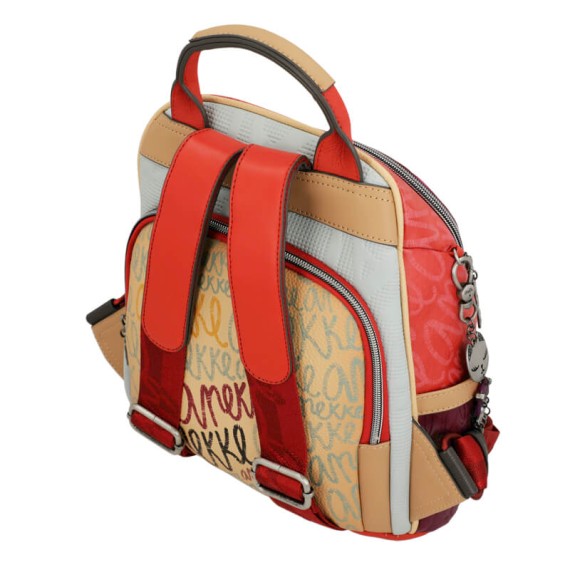 ANEKKE Mochila Anti-Roubo Hollywood Fashion Vermelha | Ref. 280.38795-213