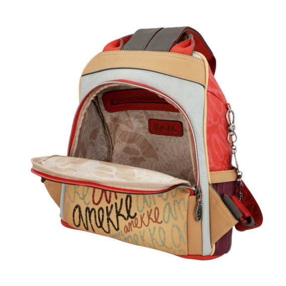 ANEKKE Mochila Anti-Roubo Hollywood Fashion Vermelha | Ref. 280.38795-213