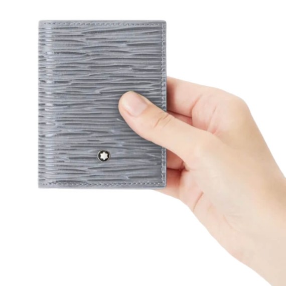 Porta-Cartões Vertical 4CC MONTBLANC Meisterstück 4810 Cinza | Ref. 238.198195