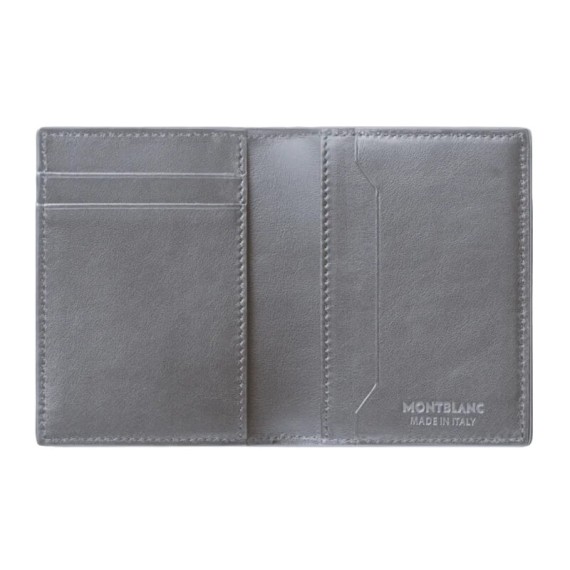 Porta-Cartões Vertical 4CC MONTBLANC Meisterstück 4810 Cinza | Ref. 238.198195