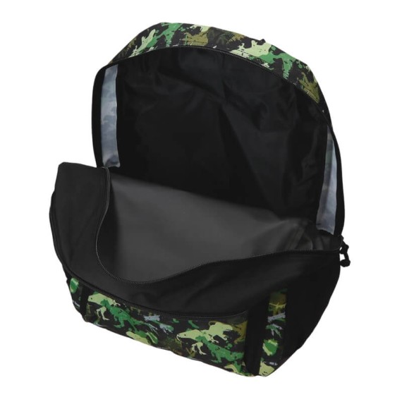 Mochila Escolar Adap. 44Cm 2C MOVOM Raptors Preta | Ref. 186.37726D1