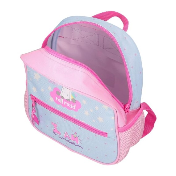 Mochila Pré-Escolar Adap. 25Cm ROLL ROAD I Am a Unicorn Azul | Ref. 186.40720D2