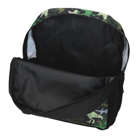 Mochila Pré-Escolar Adap. 33Cm MOVOM Raptors Preta | Ref. 186.37722D1