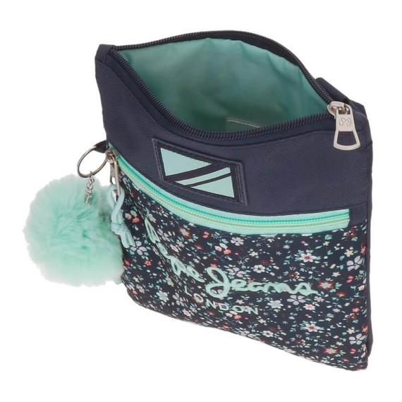 Bolsa de Tiracolo Plana PEPE JEANS Alenka Azul Marinho | Ref. 186.6715521