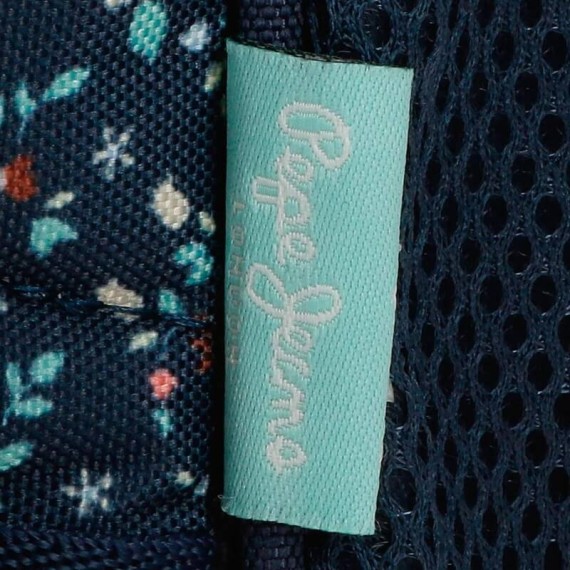 Estojo Escolar Triplo PEPE JEANS Alenka Azul Marinho | Ref. 186.6714321