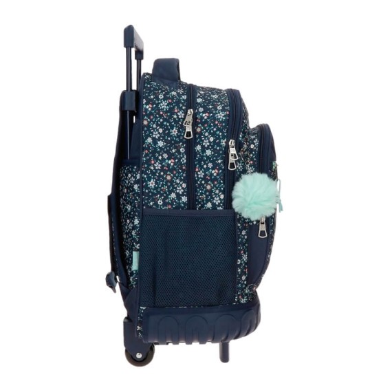 Mochila Escolar Compacta 2R PEPE JEANS Alenka Azul Marinho | Ref. 186.6712921