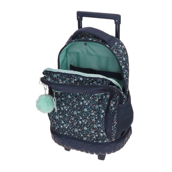 Mochila Escolar Compacta 2R PEPE JEANS Alenka Azul Marinho | Ref. 186.6712921