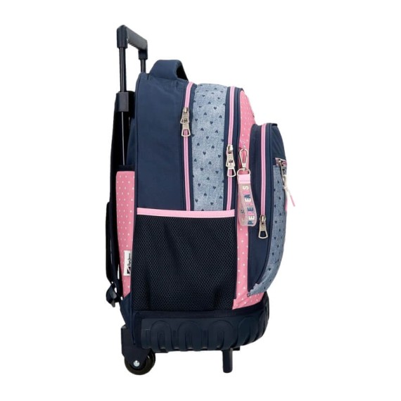 Mochila Escolar Compacta 2R PEPE JEANS Noni Denim Multicolor | Ref. 186.6822921