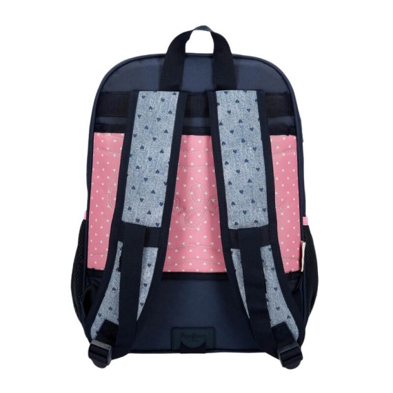 Mochila Escolar Adap. 40Cm 2C PEPE JEANS Noni Denim Multicolor | Ref. 186.68222D1 Mochila Escolar Adap. 40Cm 2C PEPE JEANS Noni Denim Multicolor | Ref. 186.68222D1