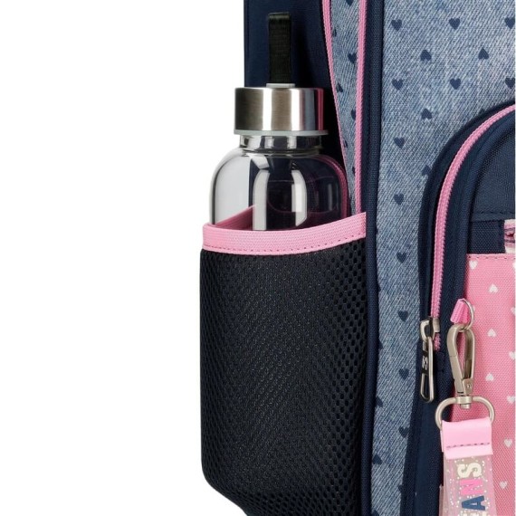 Mochila Escolar Adap. 40Cm 2C PEPE JEANS Noni Denim Multicolor | Ref. 186.68222D1 Mochila Escolar Adap. 40Cm 2C PEPE JEANS Noni Denim Multicolor | Ref. 186.68222D1