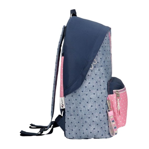 Mochila Escolar Adap. 42Cm PEPE JEANS Noni Denim Multicolor | Ref. 186.68223D1
