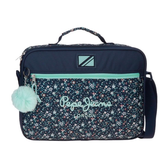 Pasta Escolar PEPE JEANS Alenka Azul Marinho | Ref. 186.6715321