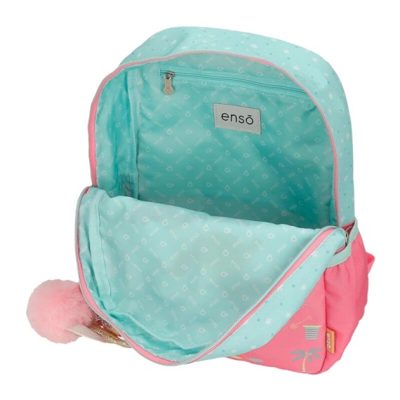 Mochila Pré-Escolar Adap. 32Cm c/ Carro ENSO Magic Summer Multicolor | Ref. 186.96323T1