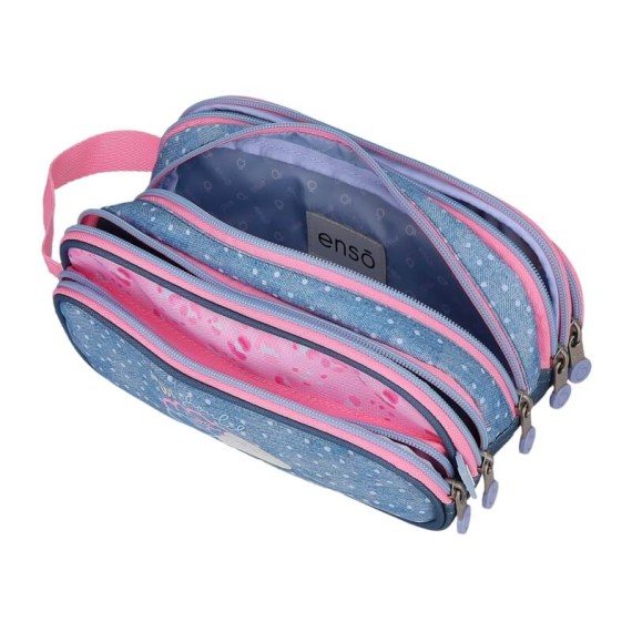 Estojo Escolar 5 Compartimentos ENSO Dreamers Azul | Ref. 186.9694521