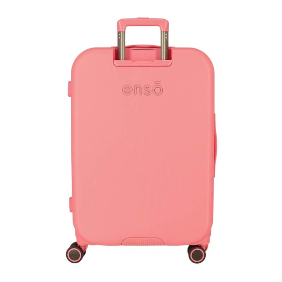 Mala de Viagem Média 70cm 4R Exp. ENSO Beautiful Nature Rosa | Ref. 186.9689222