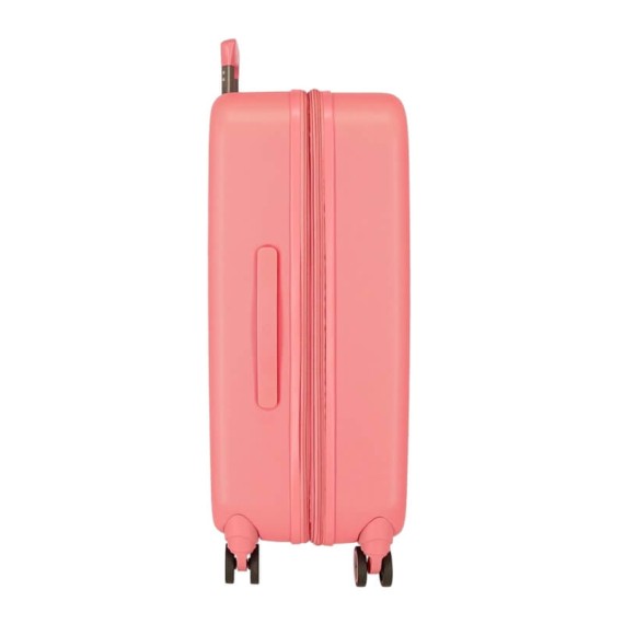 Mala de Viagem Média 70cm 4R Exp. ENSO Beautiful Nature Rosa | Ref. 186.9689222