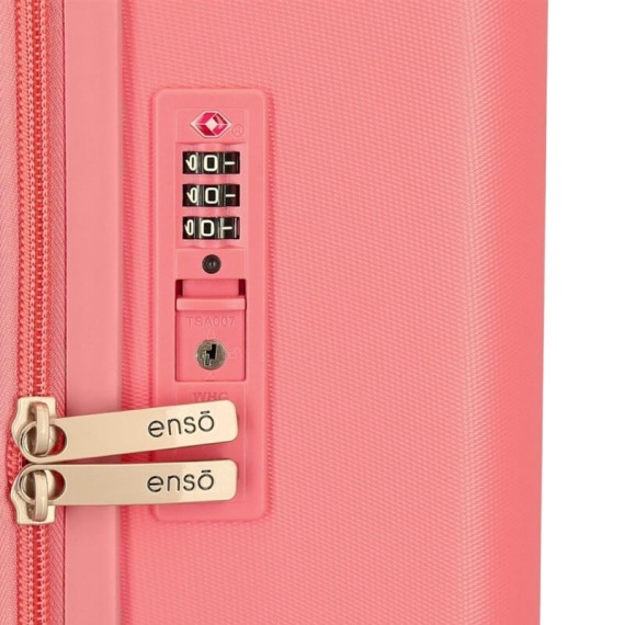 Mala de Viagem Média 70cm 4R Exp. ENSO Beautiful Nature Rosa | Ref. 186.9689222