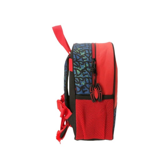 Mochila Infantil 25cm Adap. SPIDERMAN Urban Vermelha | Ref. 186.2932121