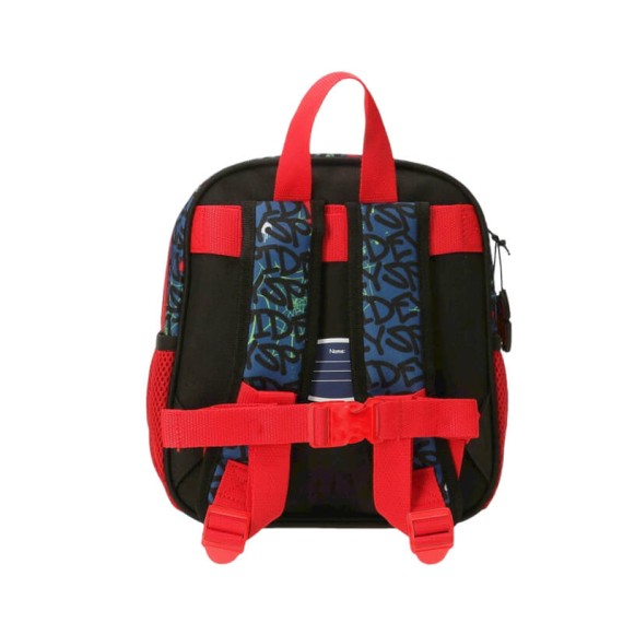 Mochila Infantil 25cm Adap. SPIDERMAN Urban Vermelha | Ref. 186.2932121