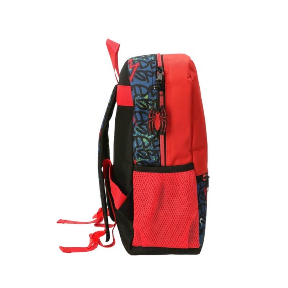 Mochila Pré-Escolar Adap. 33cm SPIDERMAN Urban Vermelha | Ref. 186.29323D1