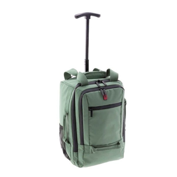 Trolley/Mochila c/ Rodas Vueling/Ryanair GLADIATOR Polar Verde Seco | Ref. 225.395802