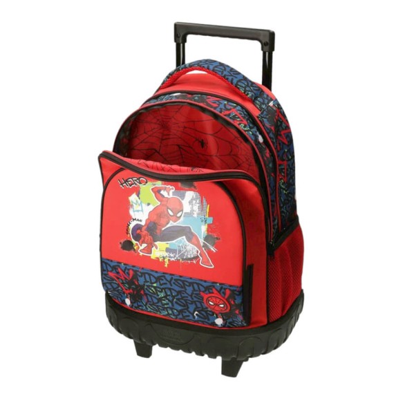 Mochila Escolar Compacta 2R SPIDERMAN Urban Vermelha | Ref. 186.2932921