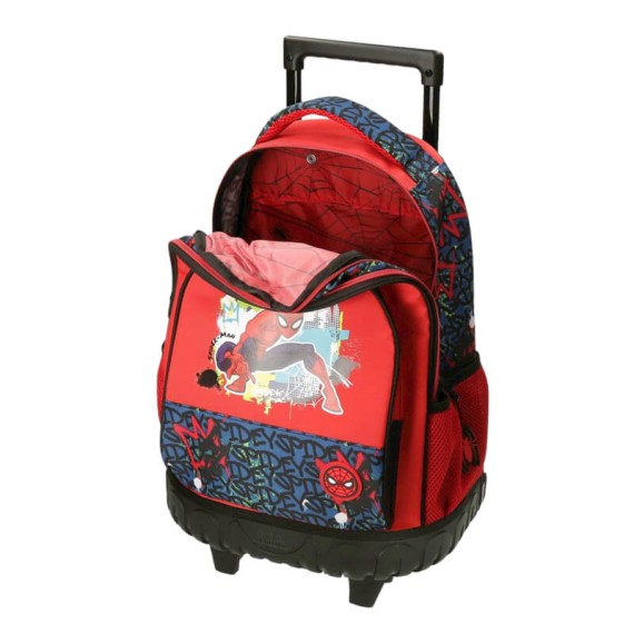 Mochila Escolar Compacta 2R SPIDERMAN Urban Vermelha | Ref. 186.2932921