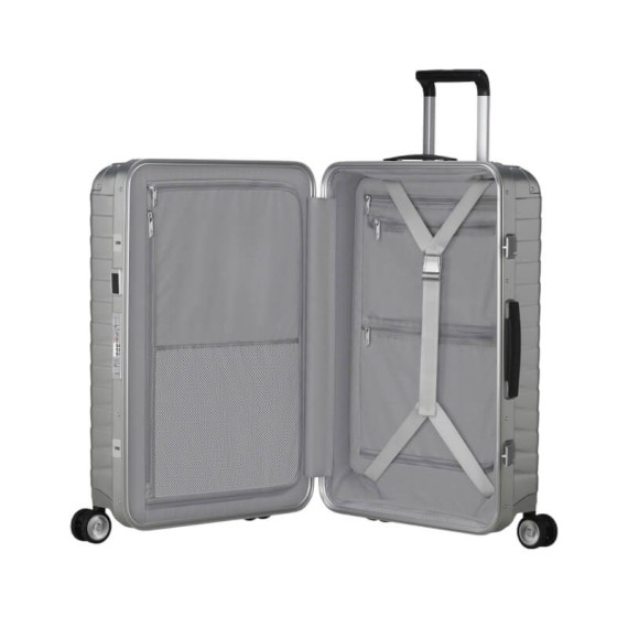 SAMSONITE Mala de Viagem / Trolley Média 69cm 4R Proxis Alu Alumínio | Ref. 92KO200208
