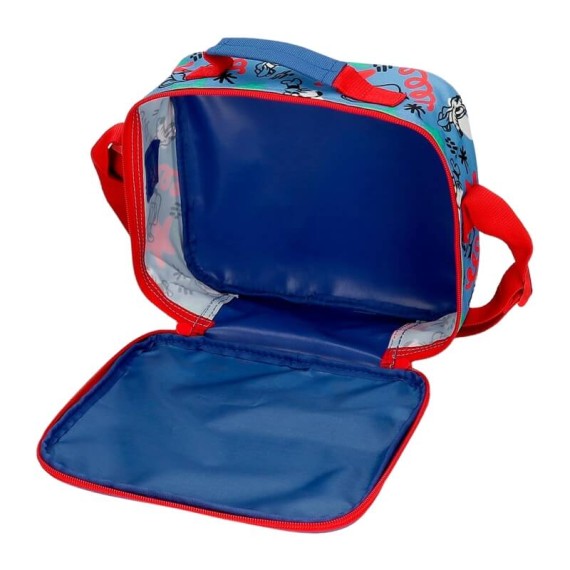 Lancheira Térmica Adaptável MICKEY Peek a Boo Azul Marinho | Ref. 186.4224841