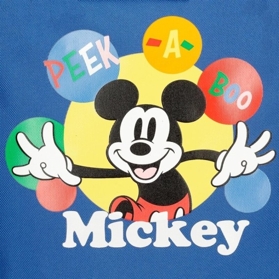 Lancheira Térmica Adaptável MICKEY Peek a Boo Azul Marinho | Ref. 186.4224841