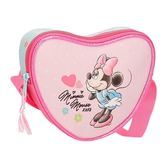 Malinha de Tiracolo Coração MINNIE Imagine Rosa | Ref. 186.4235541