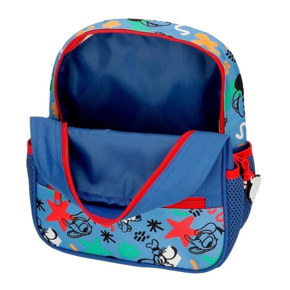 Mochila Pré-Escolar 25Cm MICKEY Peek a Boo Azul Marinho | Ref. 186.42220D1