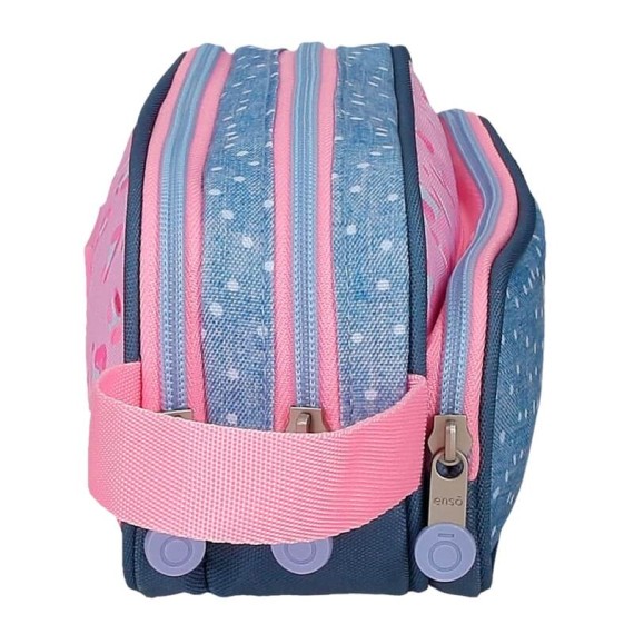 Estojo Escolar Três Compartimentos ENSO Dreamers Azul | Ref. 186.9694721