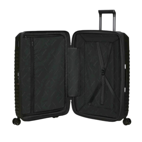 SAMSONITE Mala de Viagem / Trolley Média 68cm 4R Exp. Intuo Preta | Ref. 92KL900209
