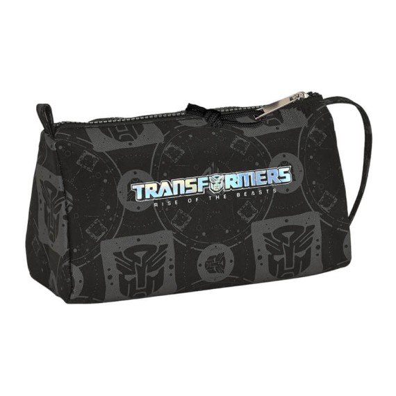 Estojo Escolar c/ Bolso Exterior TRANSFORMERS Preto | Ref. 248.412205917 Estojo Escolar c/ Bolso Exterior TRANSFORMERS Preto | Ref. 248.412205917