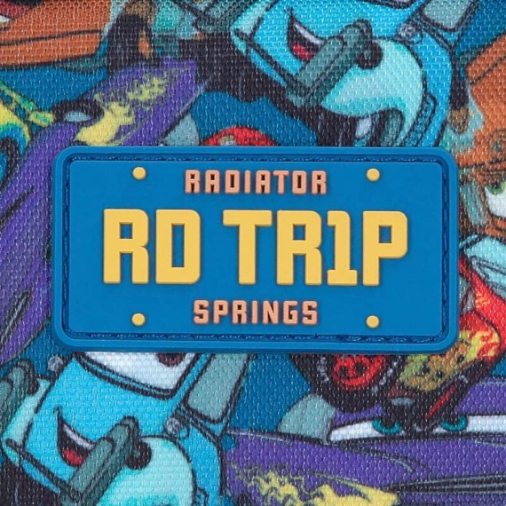 Estojo Escolar Triplo CARS RD Trip Azul | Ref. 186.2024343