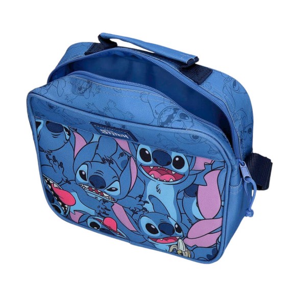 Lancheira Adaptável STITCH Happy Azul | Ref. 186.4384842
