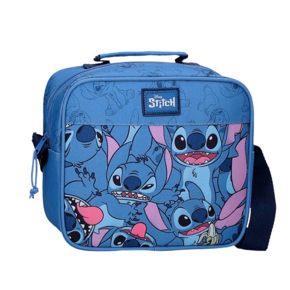 Lancheira Adaptável STITCH Happy Azul | Ref. 186.4384842