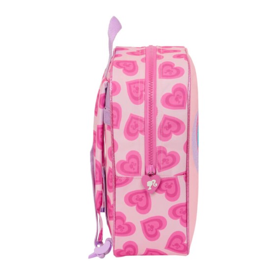Mochila de Criança 27cm Adap. BARBIE Love Rosa | Ref. 248.612410232