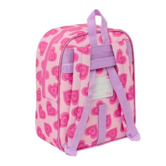 Mochila de Criança 27cm Adap. BARBIE Love Rosa | Ref. 248.612410232