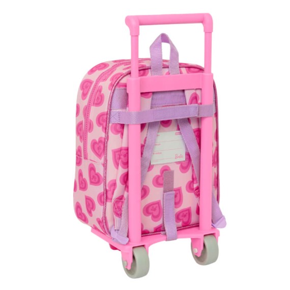 Mochila de Criança 27cm c/ Carro BARBIE Love Rosa | Ref. 248.612410280 Mochila de Criança 27cm c/ Carro BARBIE Love Rosa | Ref. 248.612410280
