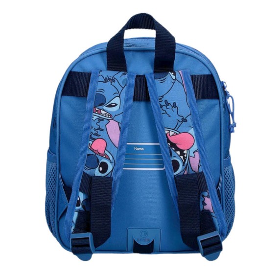 Mochila Pré-Escolar Adap. 28cm STITCH Happy Azul | Ref. 186.43821D2 Mochila Pré-Escolar Adap. 28cm STITCH Happy Azul | Ref. 186.43821D2